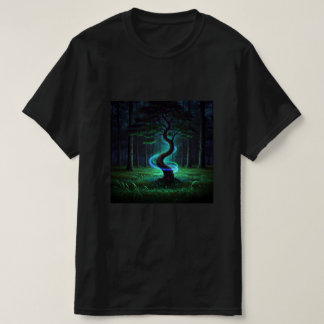 T-shirt Lumière d'un arbre tordu