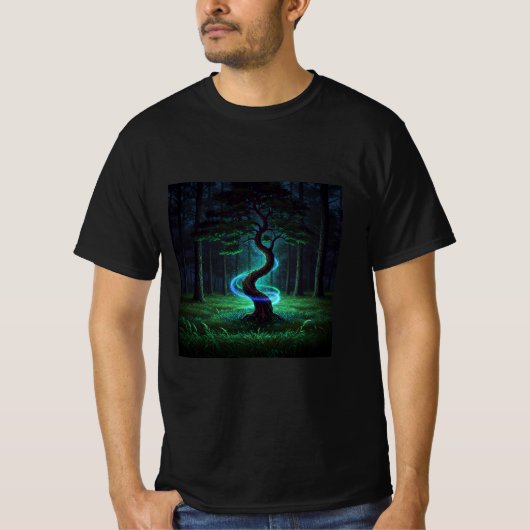 T-shirt Lumière d'un arbre tordu (Devant)