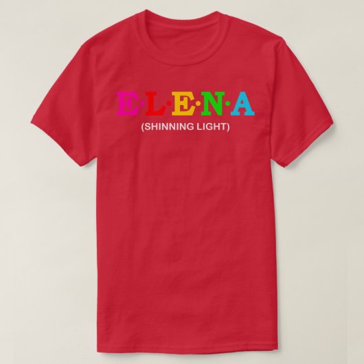 T-shirt Lumière Elena (Design devant)