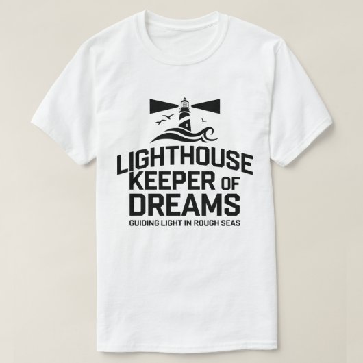T-shirt Lumière guidée dans les mers rugueuses (Design devant)