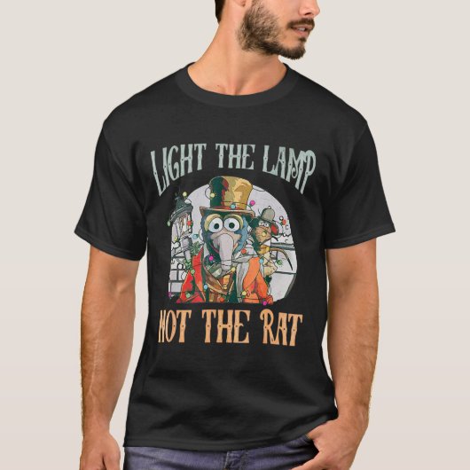 T-shirt Lumière La Lampe Pas Le Rat Noël Drôle Vacances (Devant)