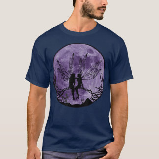 T-shirt Lumière Lune, Mystique, Magique, Fées, Forêts