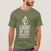 T-shirt Lumière Mon Style De Batterie De Feu (Devant)