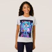 T-Shirt Lumière néon (Devant entier)