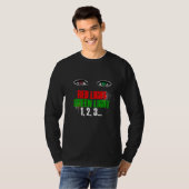 T-shirt Lumière rouge verte 1 2 3 (Devant entier)