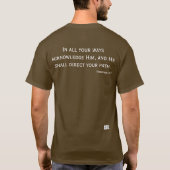 T-shirt « Lumière sur mes pas » Edition (Dos)