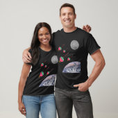 T-shirt Lumières bulles dans l'espace (Unisexe)