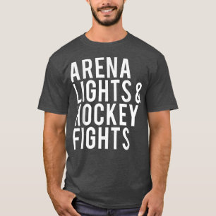 T-shirt Lumières d'arène et combats de hockey