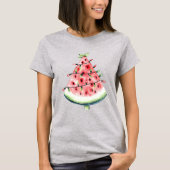 T-shirt Lumières de Fruit de Pastèque (Devant)