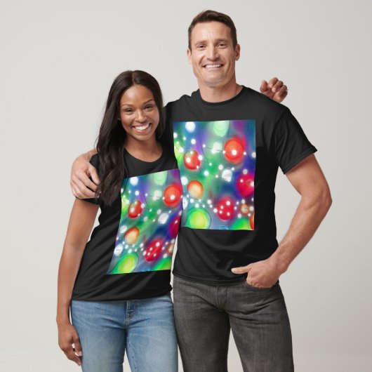 T-shirt Lumières de Noël (Unisexe)