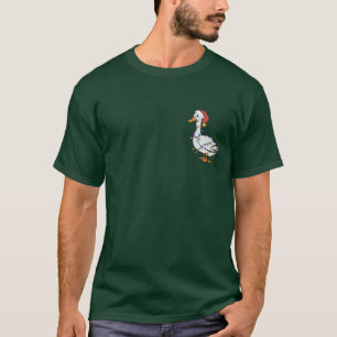 T-shirt Lumières de Noël de l'oie idiote Canard drôle de N