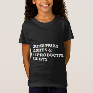 T-Shirt Lumières De Noël Et Droits De La Reproduction Fémi