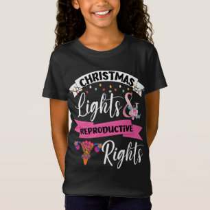 T-Shirt Lumières De Noël Féministes Et Droits En Matière D