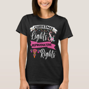 T-shirt Lumières De Noël Féministes Et Droits En Matière D