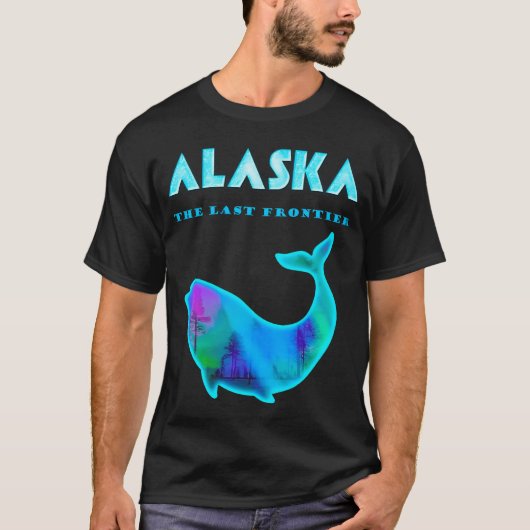 T-shirt Lumières du nord de l'Alaska (Devant)