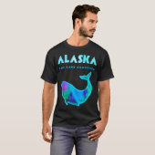 T-shirt Lumières du nord de l'Alaska (Devant entier)