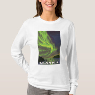 T-shirt Lumières du nord et orques - le Yukon, Alaska