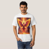 T-shirt Lumina Phoenix : La Majesté Radiant (Devant entier)