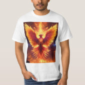 T-shirt Lumina Phoenix : La Majesté Radiant (Devant)