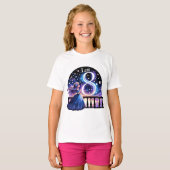 T-shirt Luminaire Galactique : Le Stellaire Huit (Devant entier)