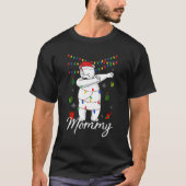 T-shirt Luminaires à levure mammy Ours Père Noël Christes (Devant)