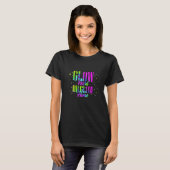 T-shirt Luminer Dur Ou Lumineuse Accueil Rétro Neon Fluore (Devant entier)