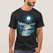 T-shirt Luminosité de la lune (Devant)