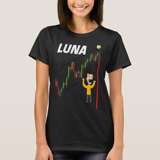 T-shirt Luna Crypto Crash Trading CryptoCurrency Btc 2022 (Devant)