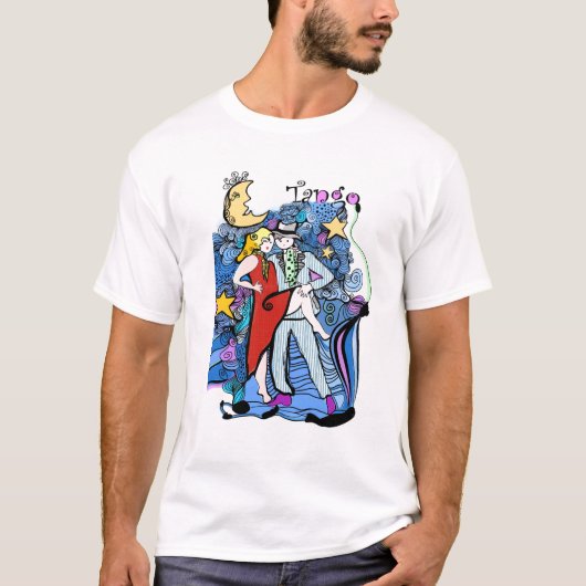 T-shirt Luna de Tango Cartoon (Devant)