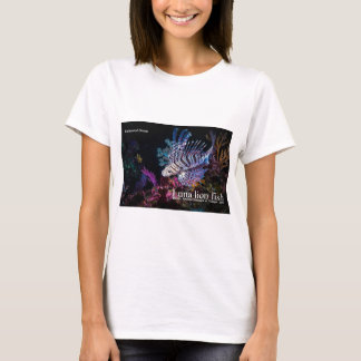 T-shirt Luna lion fish, Pterois lunulata,