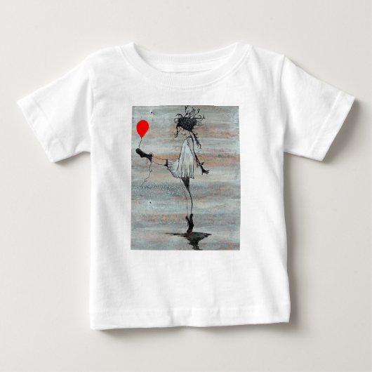 T-shirt Luna Luna Riot Girl Baby (Devant)