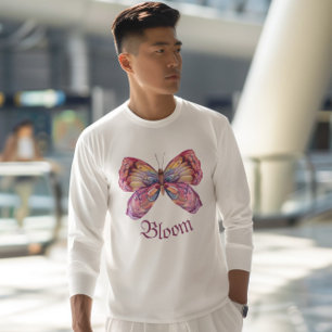 T-shirt Luna Moth, Floral Moth