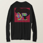 T-shirt Luna Wolfwoman Long Sleeved Shirt (Design dos)