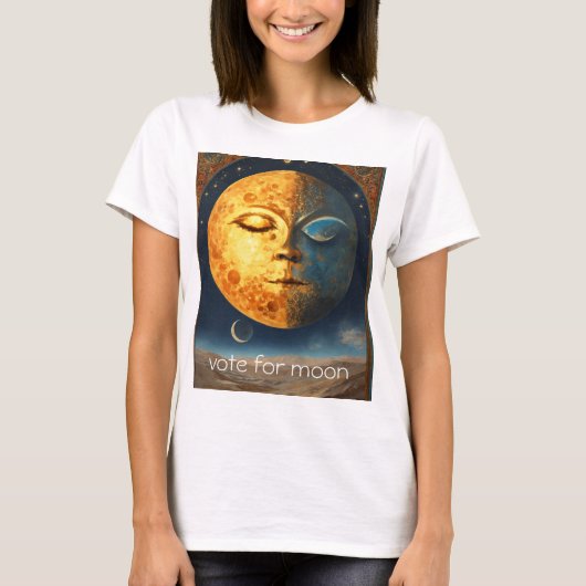 T-shirt "Lunar Dreamscape" "Moonlit Magic" "Celestial Glow (Devant)