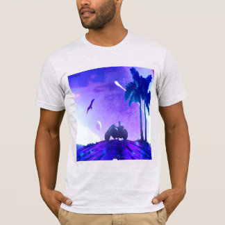 T-shirt - Lunar Mirage – Palestinian Digital Art T‑Shirt