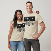 T-shirt Lunar Rover Exploration Illustration (Unisexe)