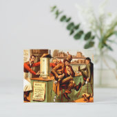 T-SHIRT Lunch Break Briefkaart (Staand voorkant)