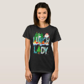 T-shirt Lunch Lady Christmas Tree Santa Matching Xmas Lunc (Devant entier)
