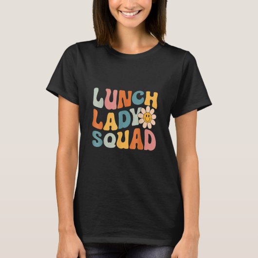 T-shirt Lunch Lady Squad Back to School Cafeteria Lady Wor (Devant)
