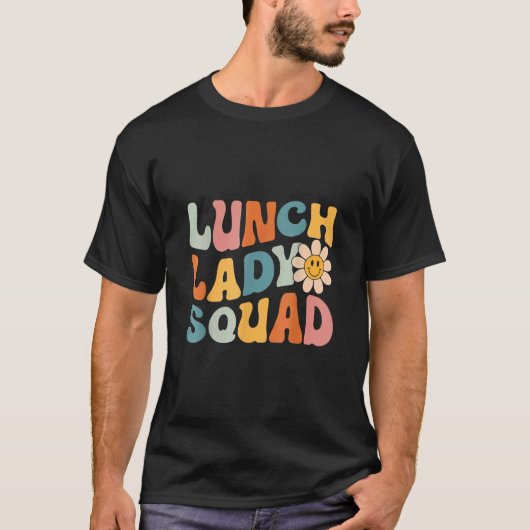 T-shirt Lunch Lady Squad Back to School Cafeteria Lady Wor (Devant)