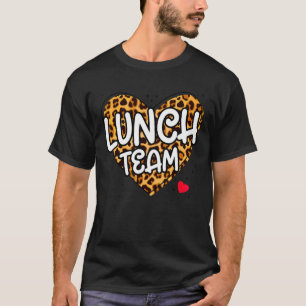 T-shirt Lunch Team Group Leopard Matching School Spirit Da