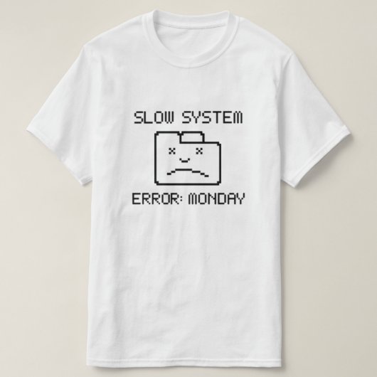 T-shirt lundi (Design devant)