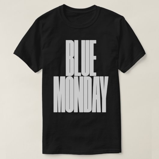 T-SHIRT LUNDI BLEU (Design devant)