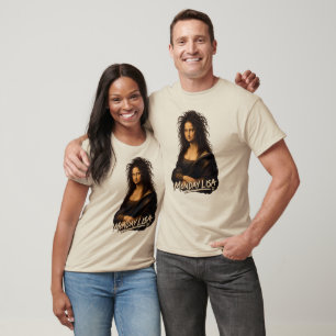 T-shirt Lundi Lisa Drôle Renaissance Art