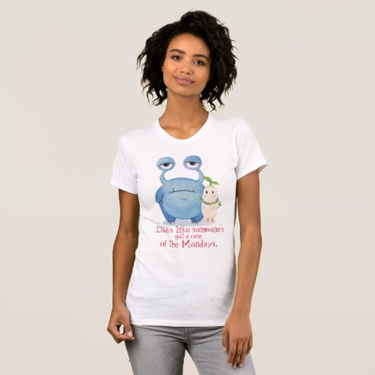 T-shirt Lundi Monsters, Aliens en route pour le travail (Devant entier)