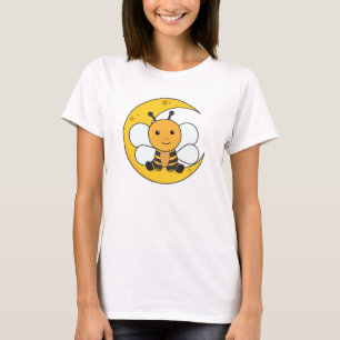 T-shirt Lune Abee Bonne Nuit S'endormir Étoiles