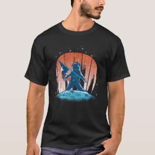 T-shirt Lune Atterrissant le drapeau texan patriotique L'a