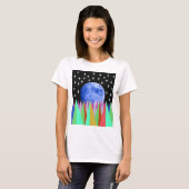 T-shirt Lune bleue (Devant entier)
