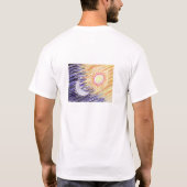 T-shirt lune contre le soleil (Dos)