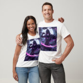 T-Shirt Lune d'Assassin Cyberpunk (Unisexe)